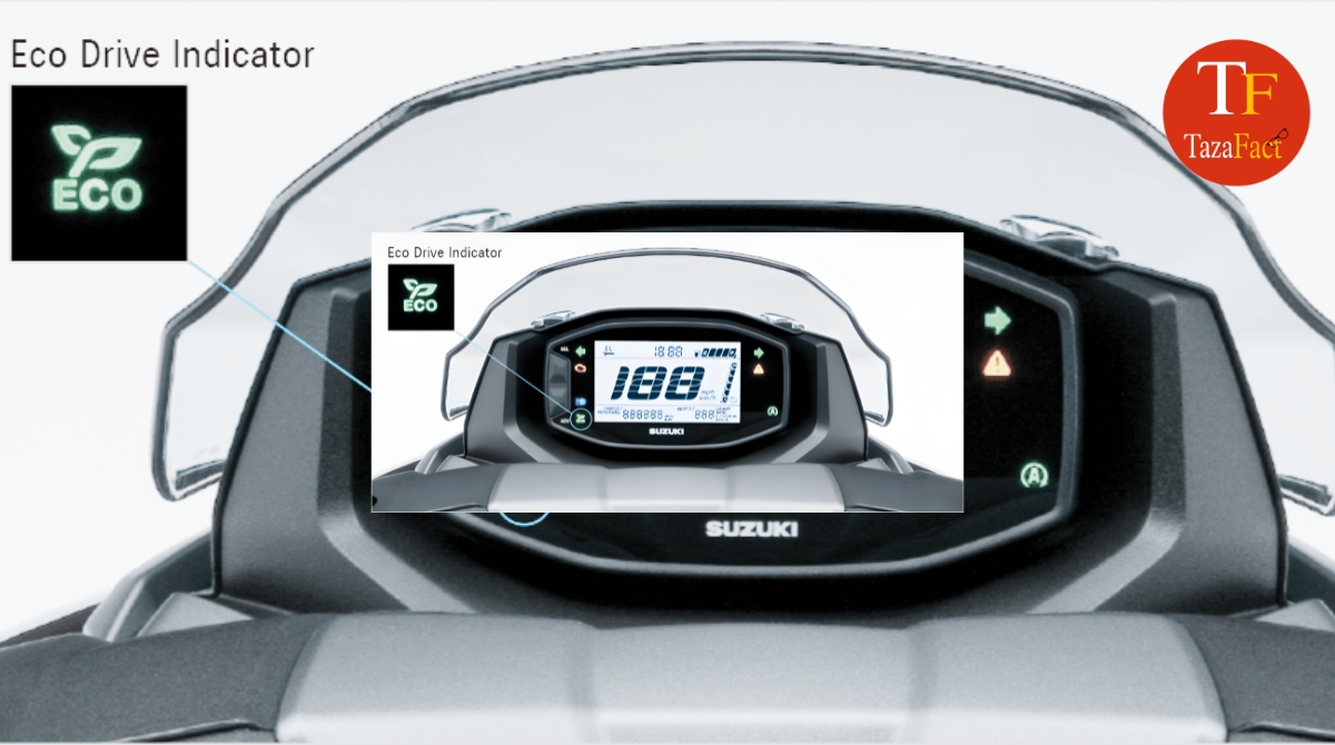 Suzuki Burgman Street EX digital console bluetooth connectivity