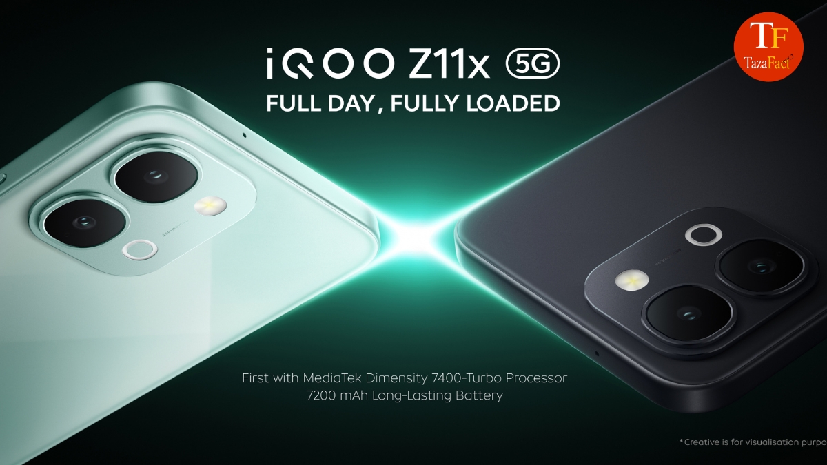 iQOO Z11x 5G gaming performance display render